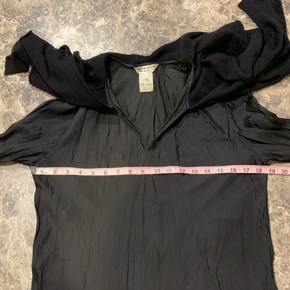 Comme des Garçons Black Dress Size Large - Picture 8 of 10